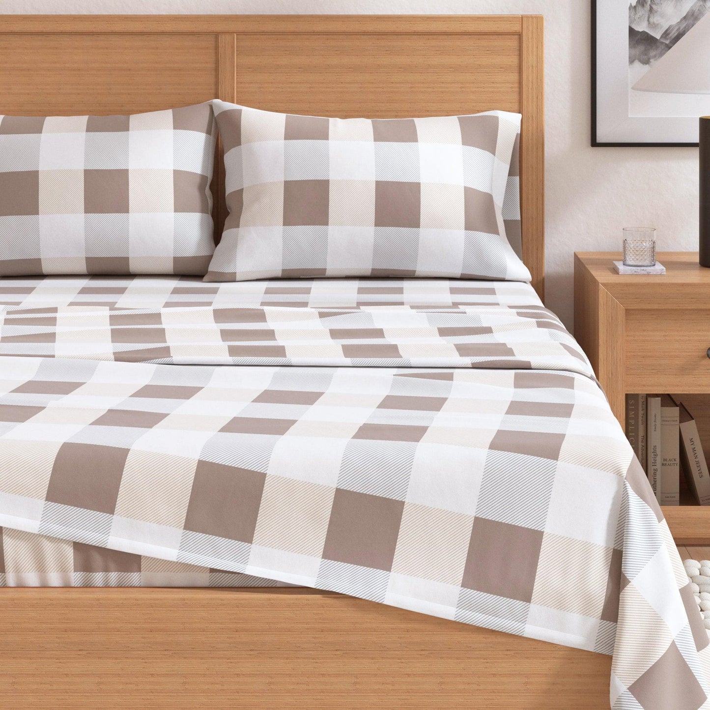 Belle Collection Turkish Cotton Flannel Sheet
