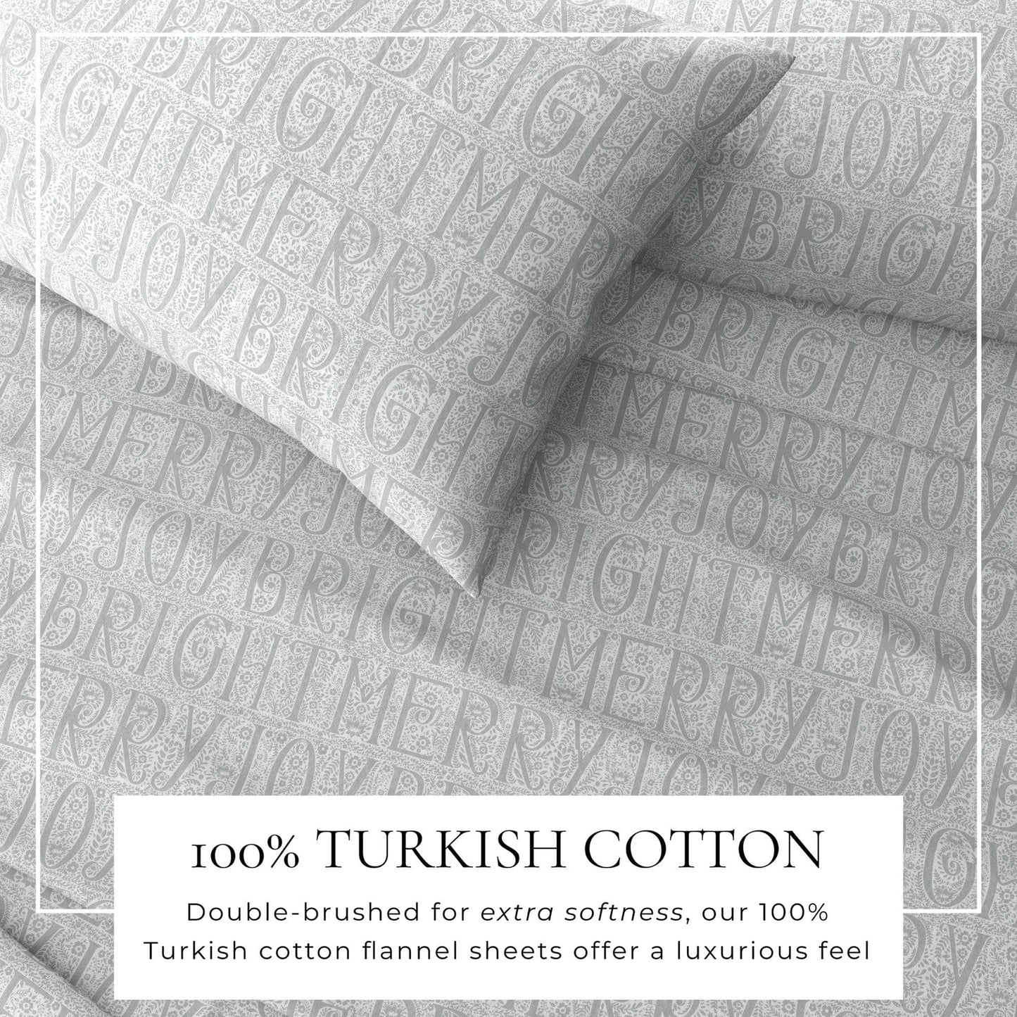 Belle Collection Turkish Cotton Flannel Sheet