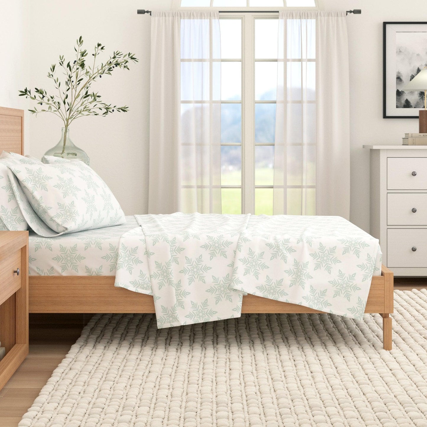Belle Collection Turkish Cotton Flannel Sheet
