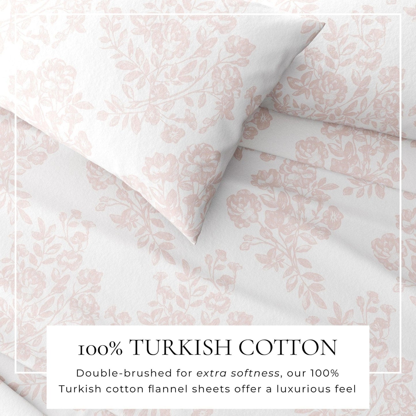 Belle Collection Turkish Cotton Flannel Sheet