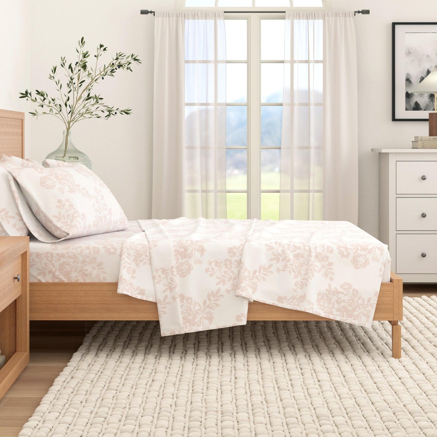 Belle Collection Turkish Cotton Flannel Sheet