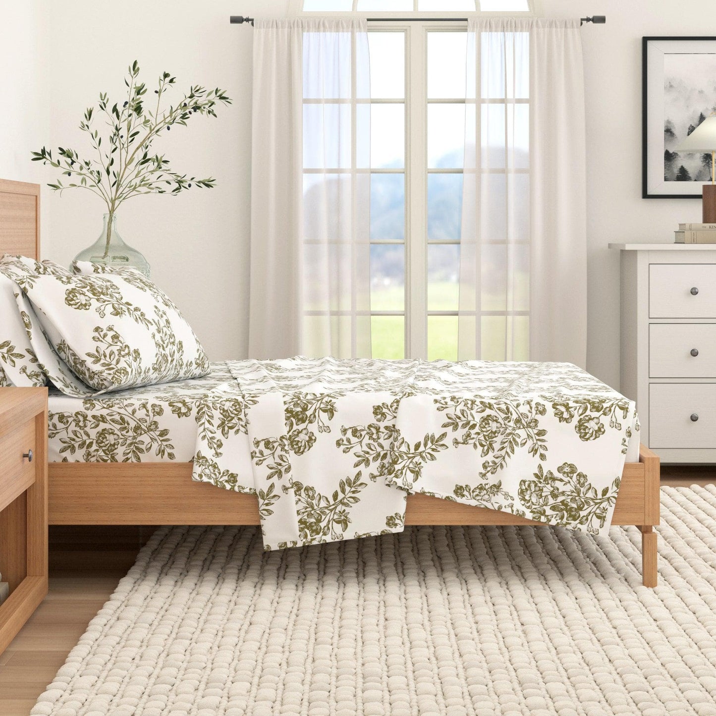 Belle Collection Turkish Cotton Flannel Sheet