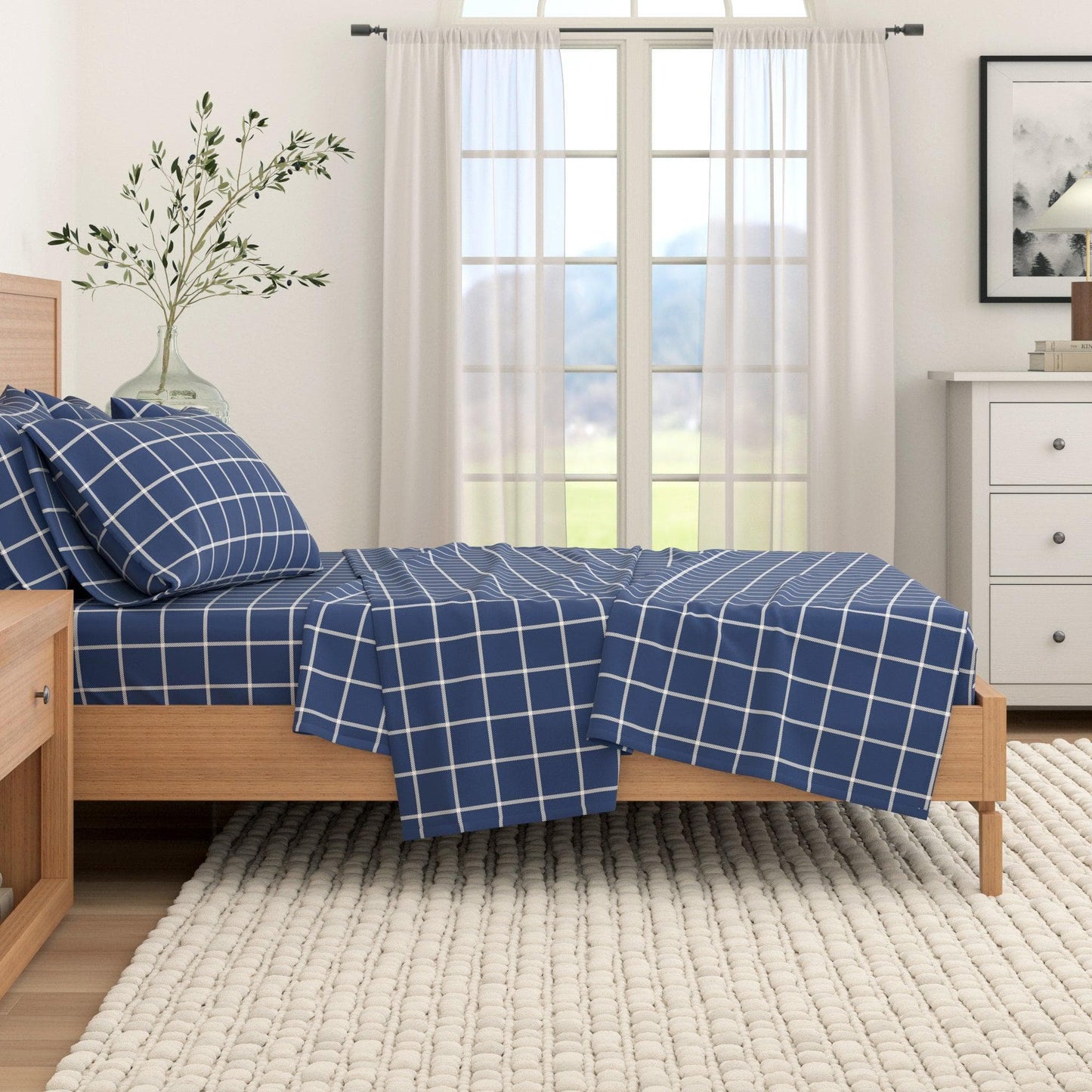 Belle Collection Turkish Cotton Flannel Sheet