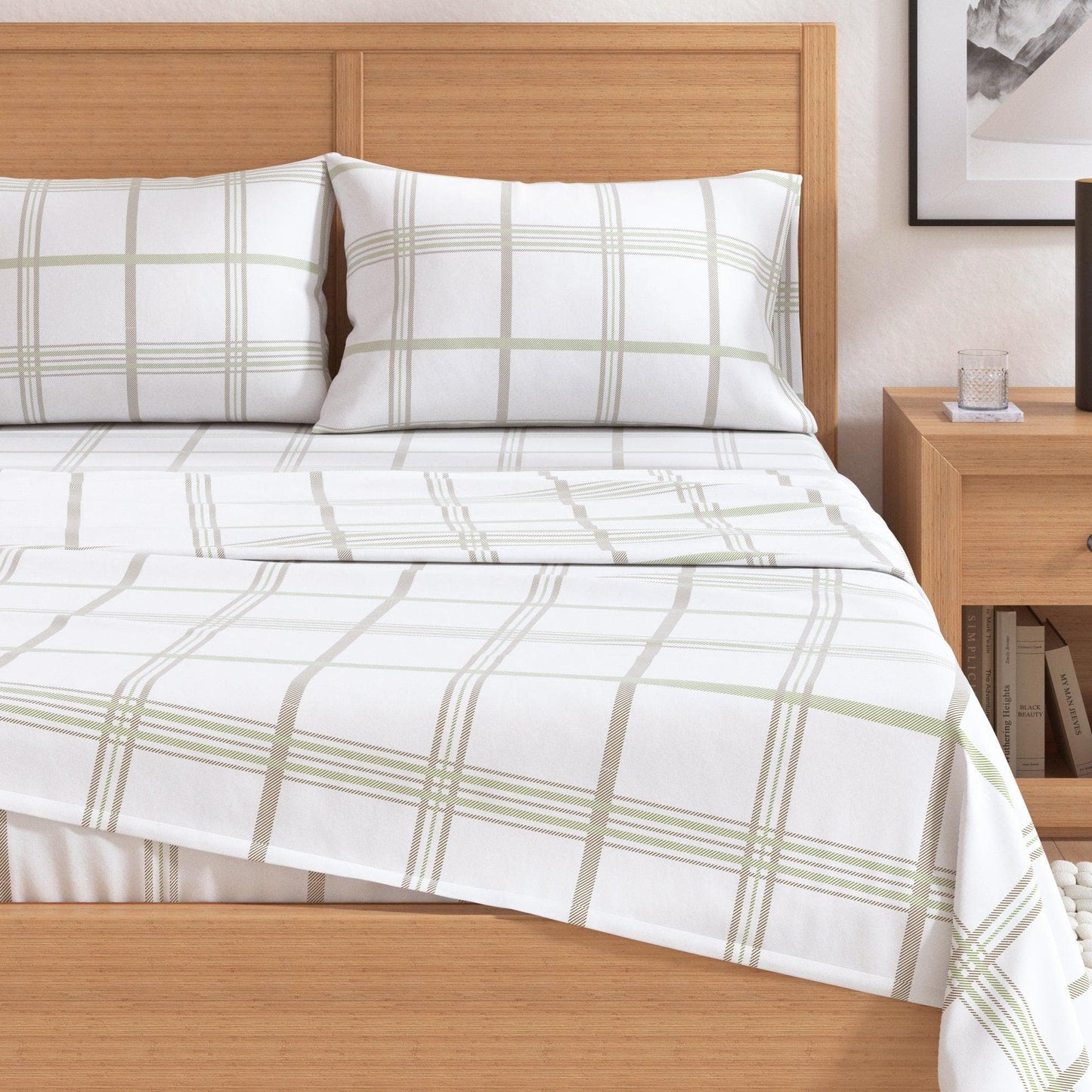Belle Collection Turkish Cotton Flannel Sheet
