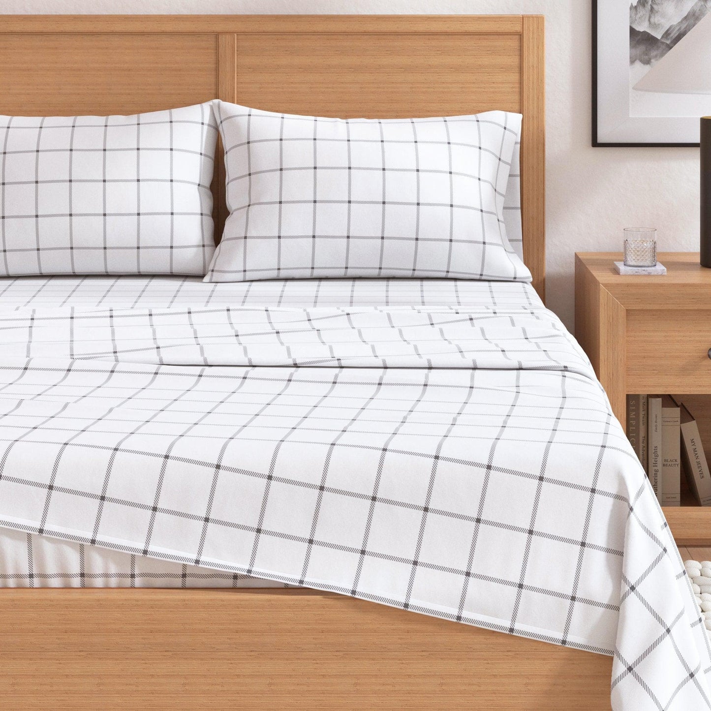 Belle Collection Turkish Cotton Flannel Sheet