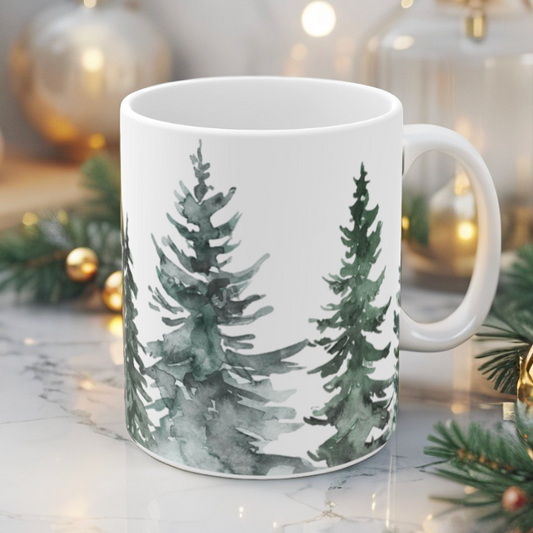 Into the Forest Christmas Tree Mug