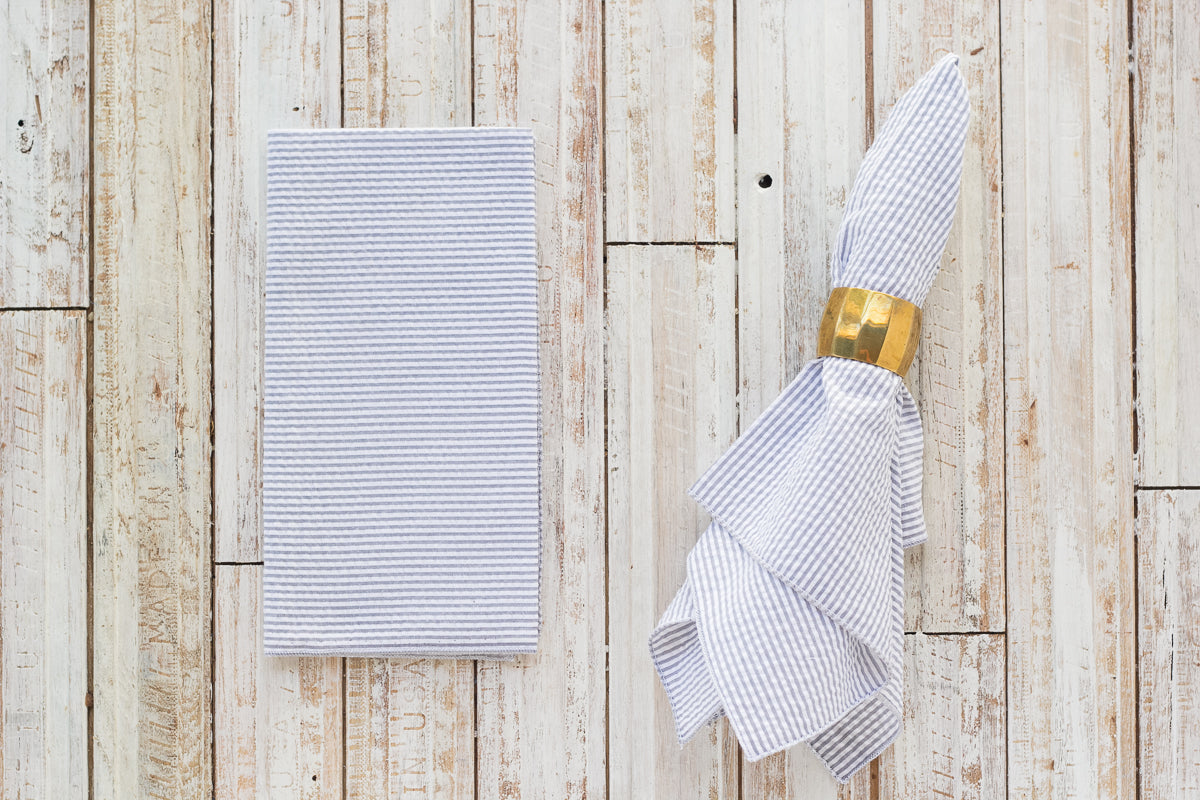 Seersucker Striped Napkins