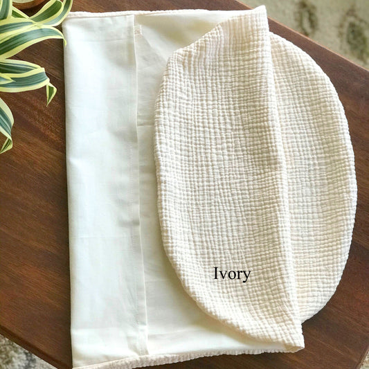 Everly Baby Lounger Slip Cover - Organic Cotton Double Gauze