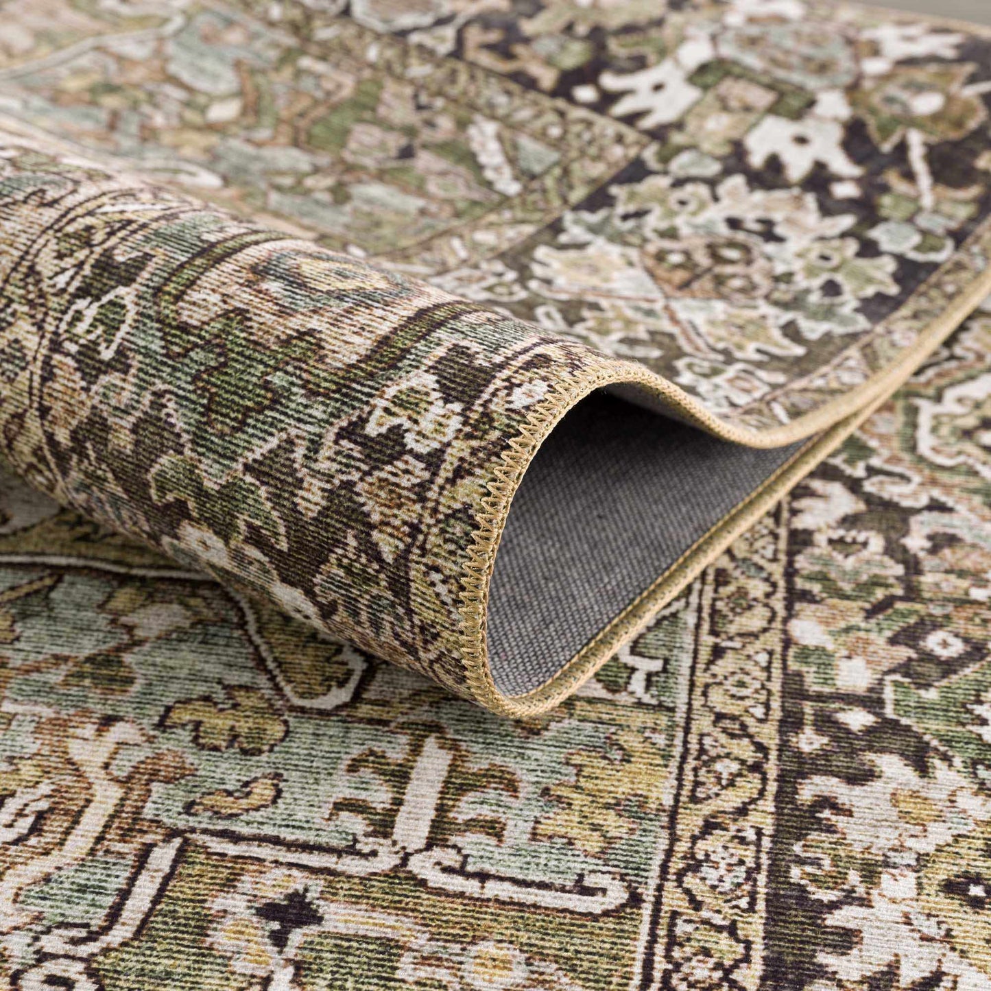 Neyland Sage Green 7ft Runner Rug