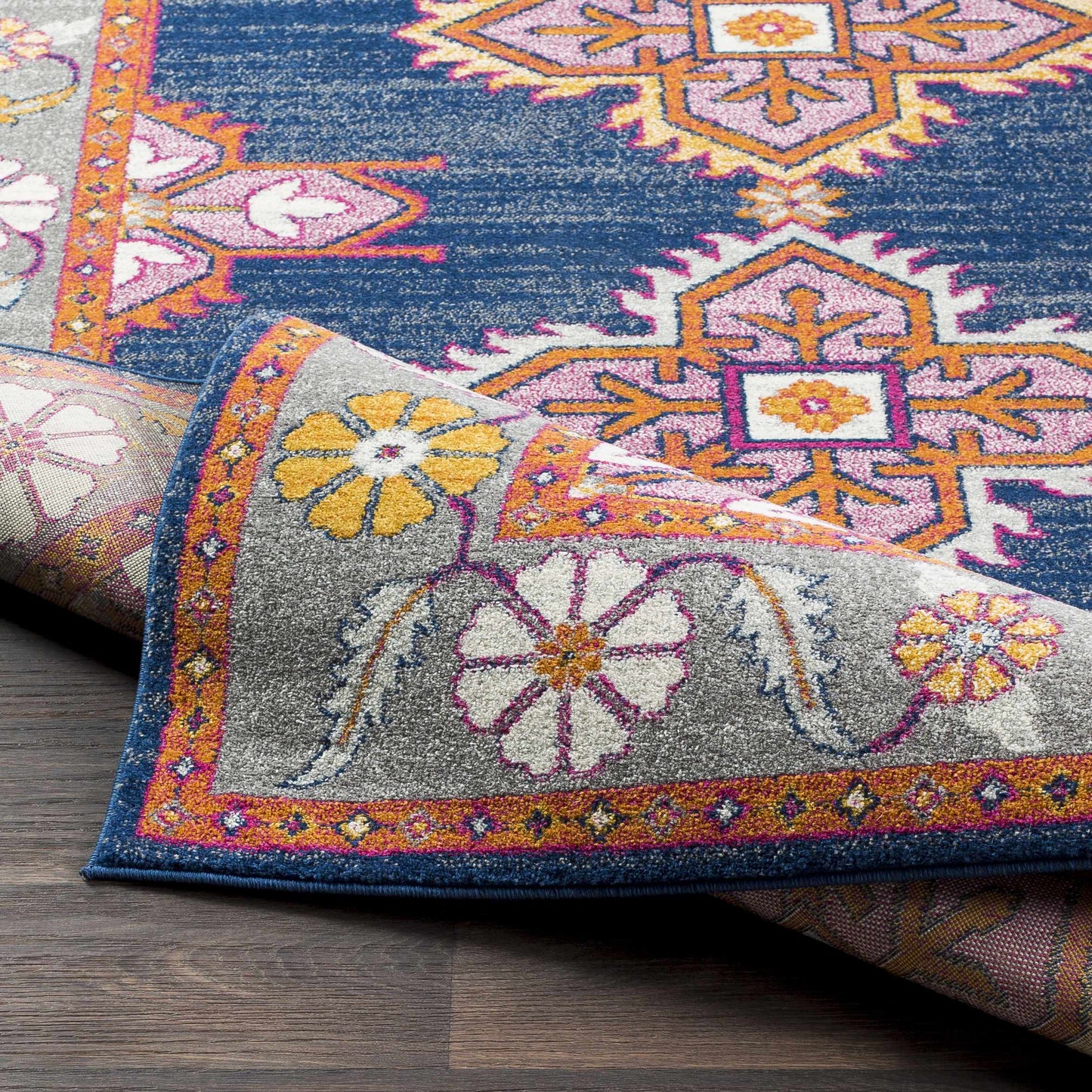 Kaitlyn Navy Area Rug