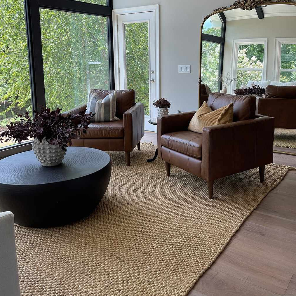 Hovland Hand-Woven Natural Jute Rug