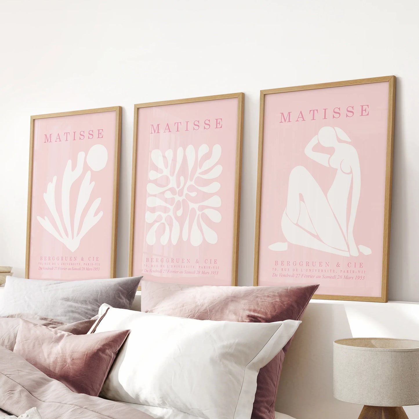 Pink Matisse Cutouts Wall Art
