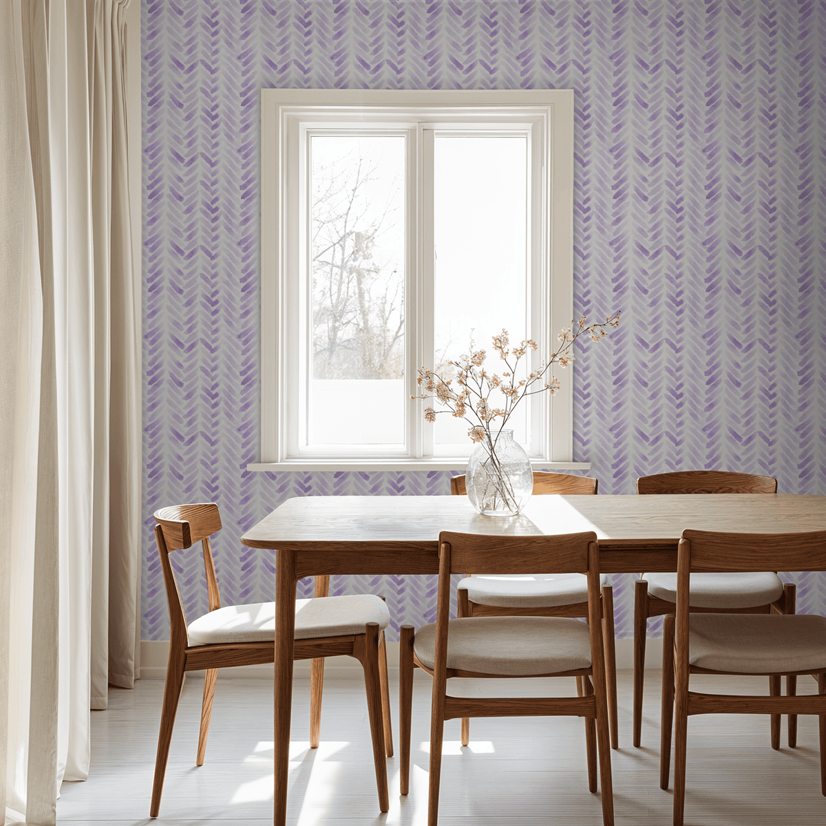 Avery Lilac Weave Wallpaper X Simply Katie Lynn