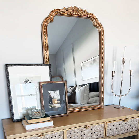 Vintage Inspired Gold Mirror