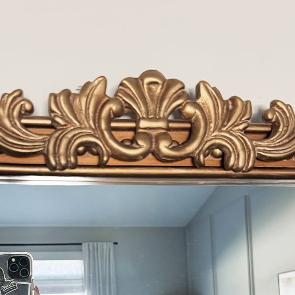 Vintage Inspired Gold Mirror