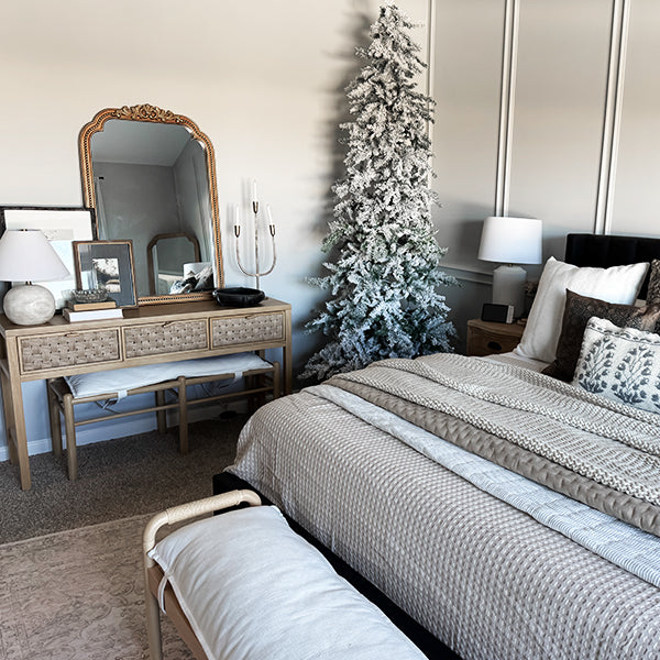 Vintage Inspired Gold Mirror