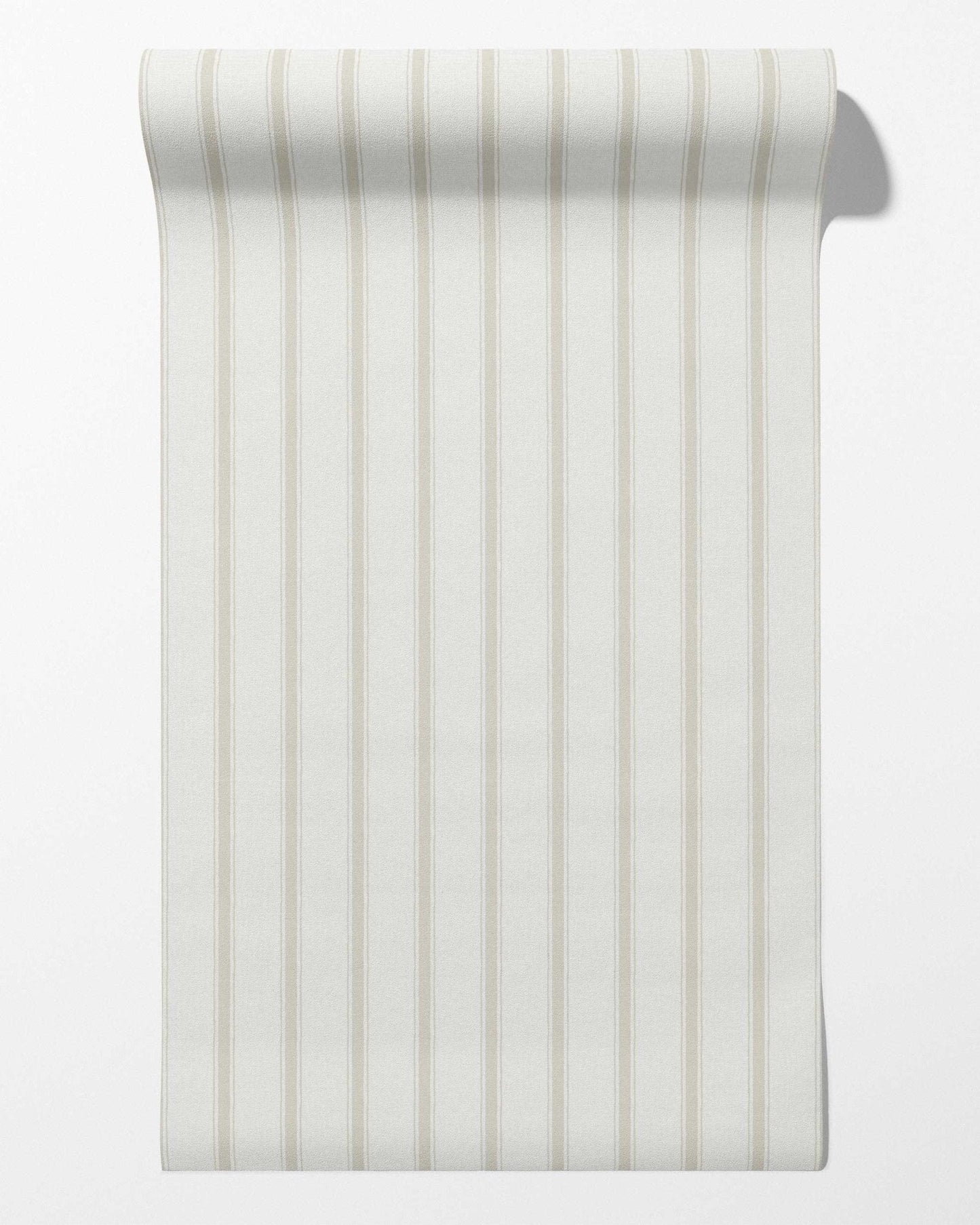 Moulding Line Wallpaper in Pale Cream