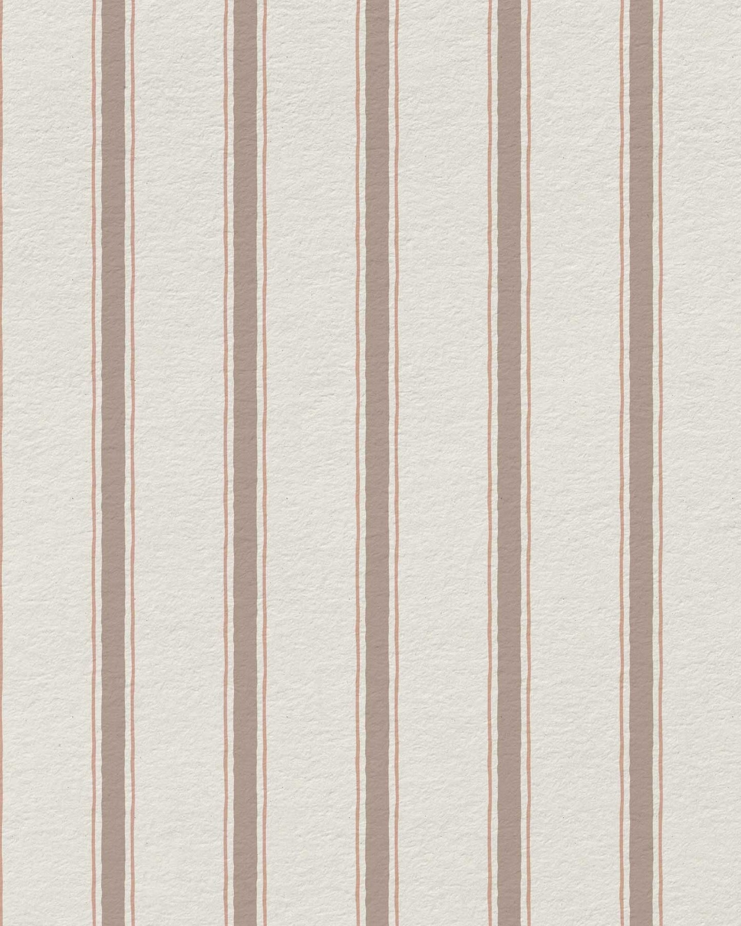 Moulding Line Wallpaper in Vintage Rose