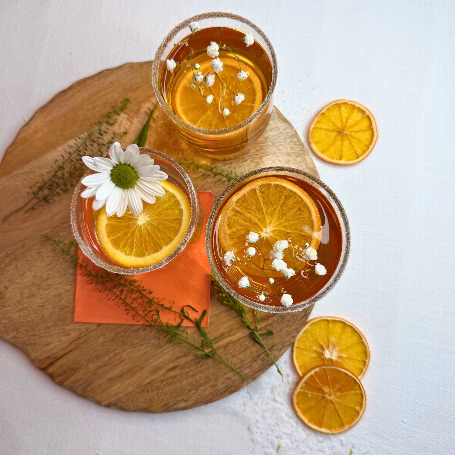 Garnish Dehydrated Orange Slices | Dried Oranges for Bar & Home Decor