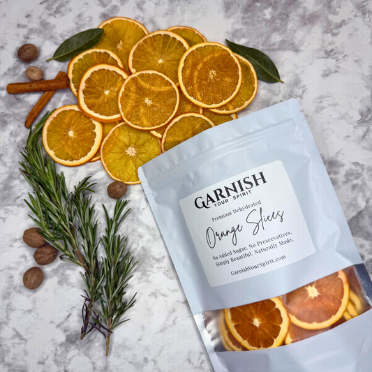 Garnish Dehydrated Orange Slices | Dried Oranges for Bar & Home Decor