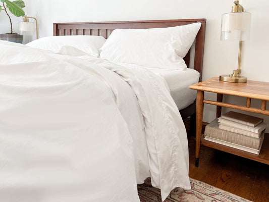 Tovoli Organic Percale Bed Sheets Set