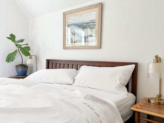 Tovoli Organic Percale Bed Sheets Set
