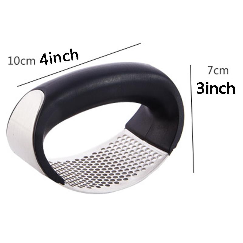 Kiva Stainless Steel Garlic Press