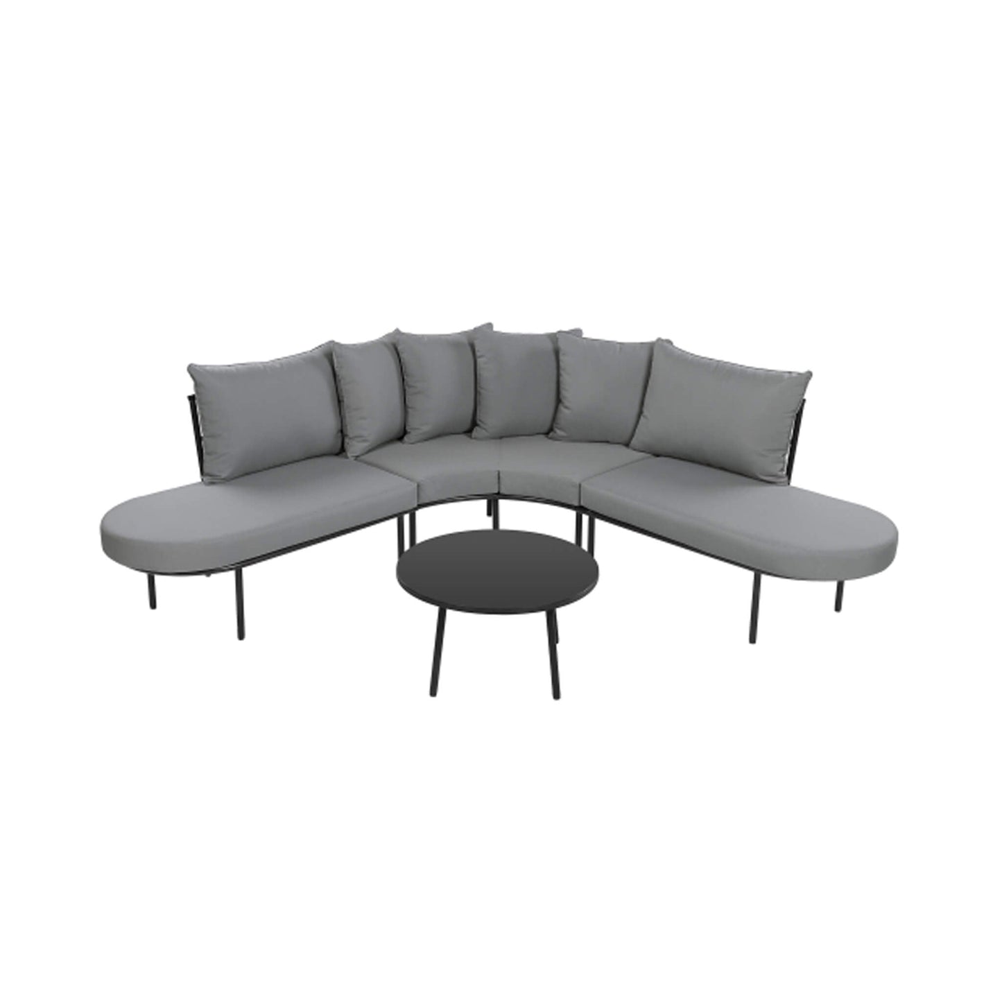 Alora Premium Half-Moon All-Weather Outdoor Furniture Set