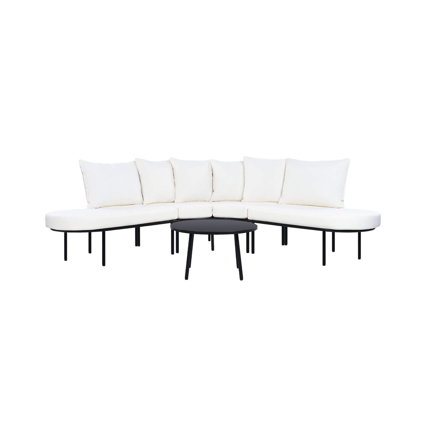 Alora Premium Half-Moon All-Weather Outdoor Furniture Set