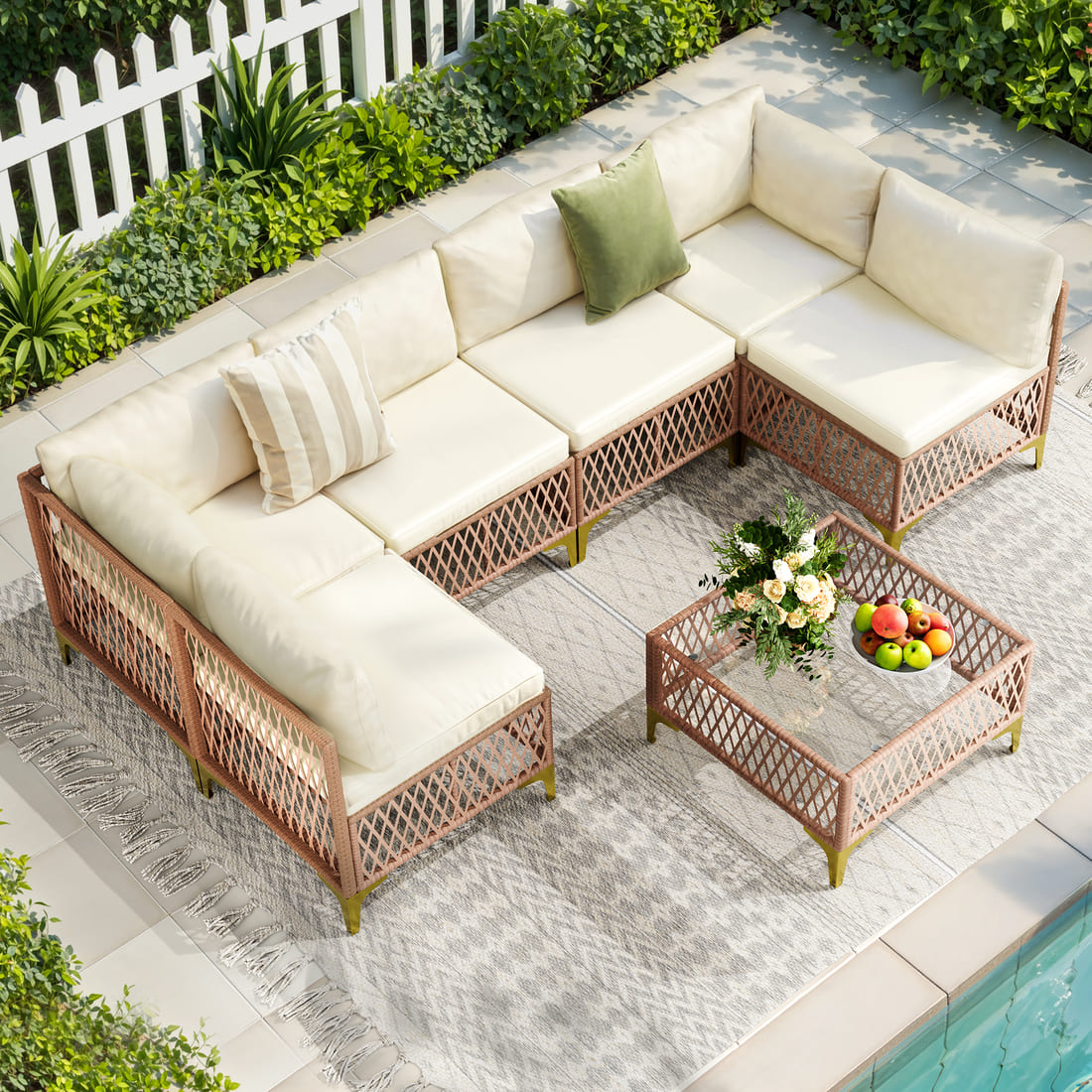 Axis Boho Outdoor Sectional Set