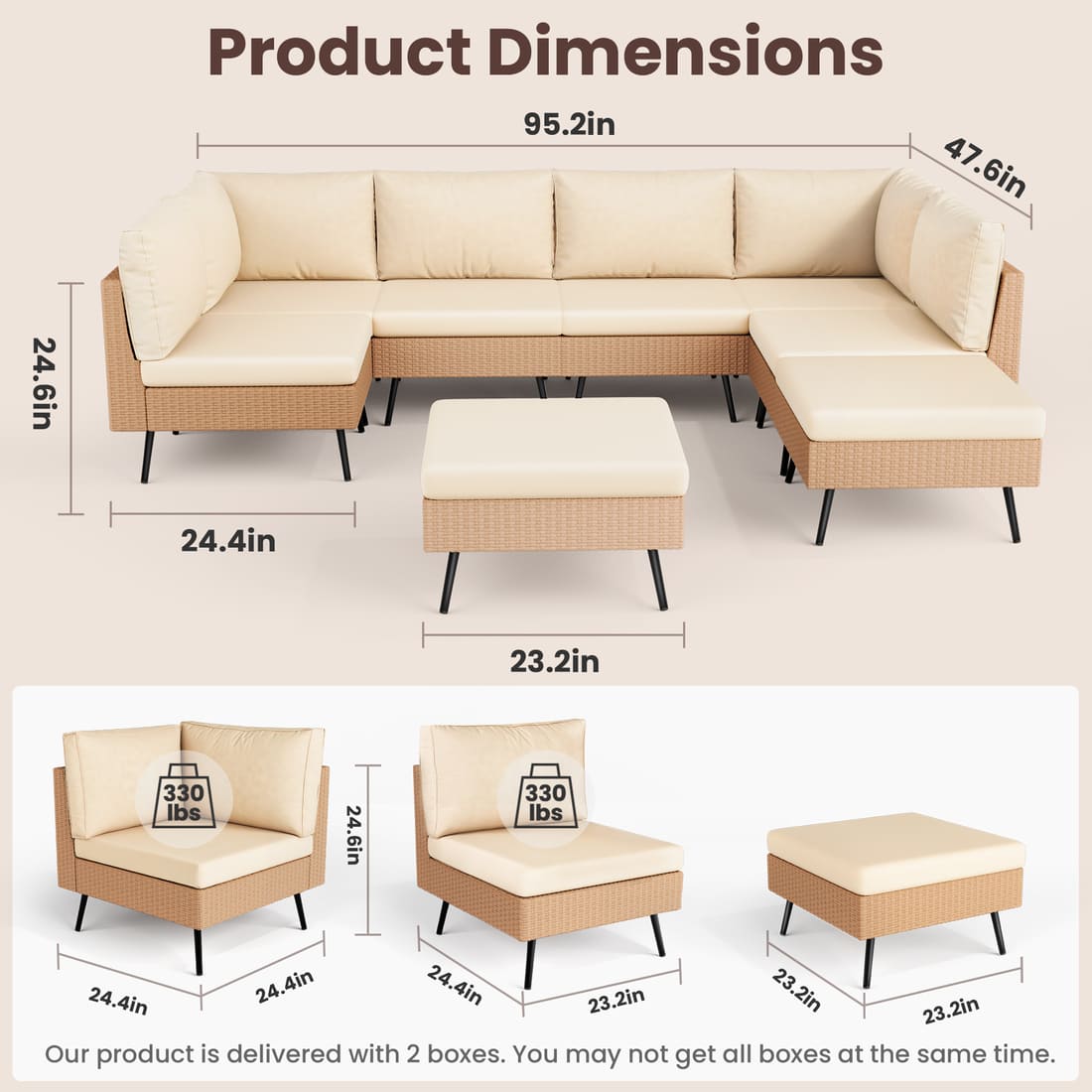 Axis Coastal Outdoor Sectional Set