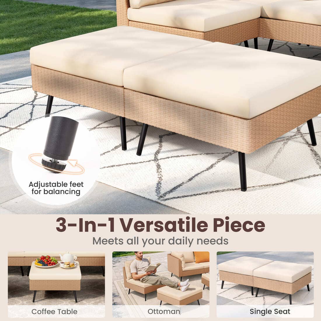 Axis Coastal Outdoor Sectional Set