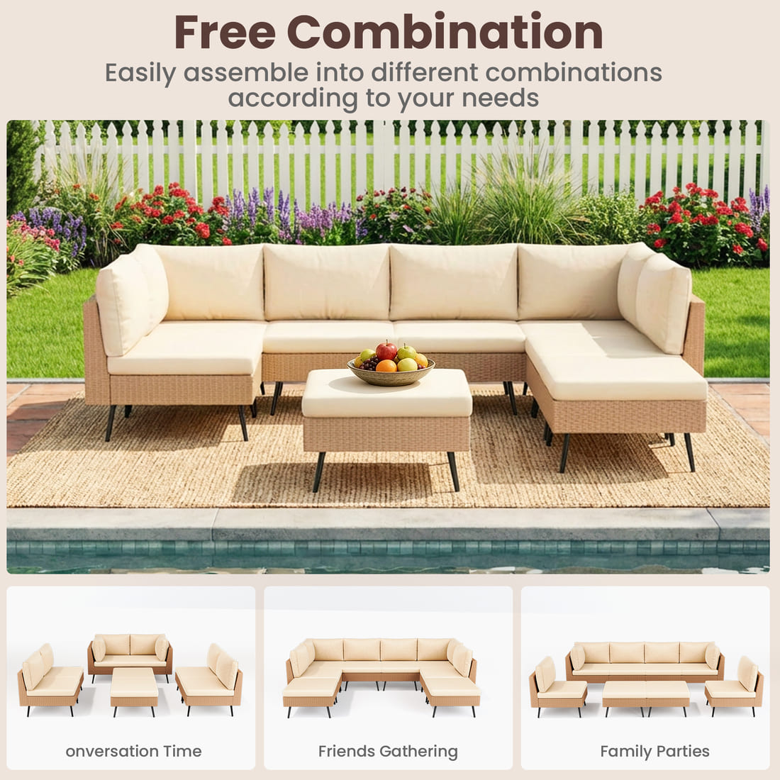 Axis Coastal Outdoor Sectional Set