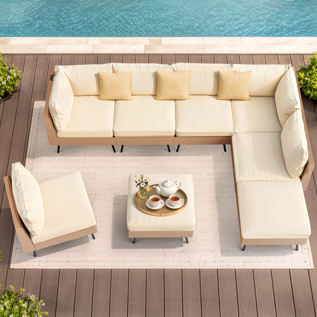 Axis Coastal Outdoor Sectional Set