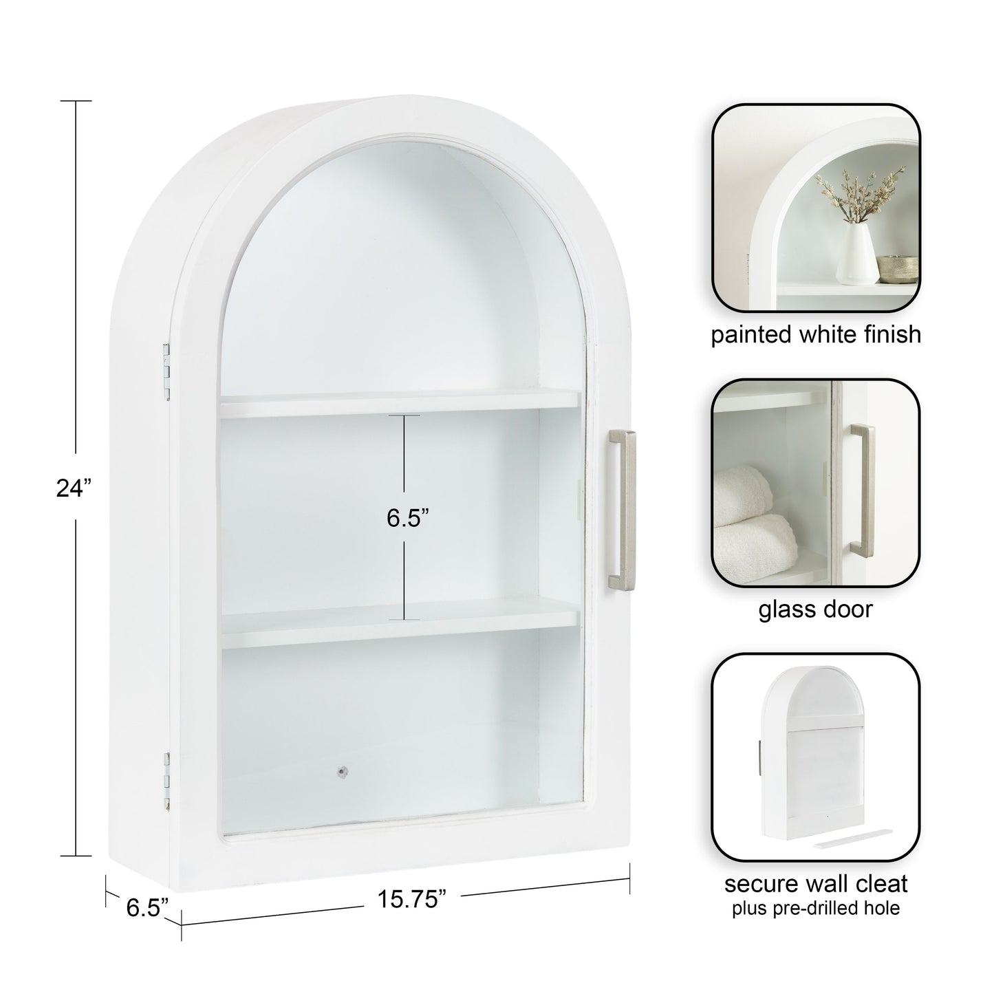 Arcott Arch Wall Cabinet