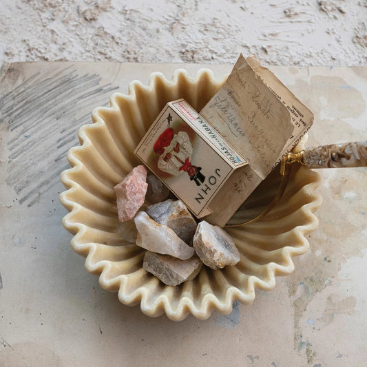 Dalia Resin Fluted Bowl