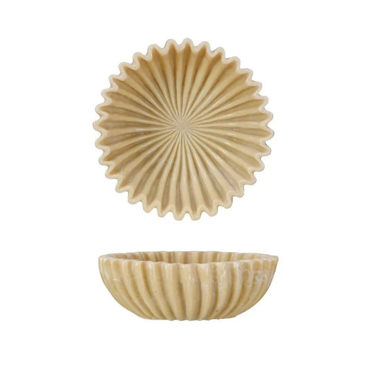 Dalia Resin Fluted Bowl