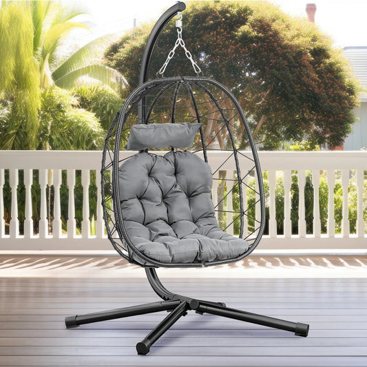 Edin Hanging Egg Chair With Stand
