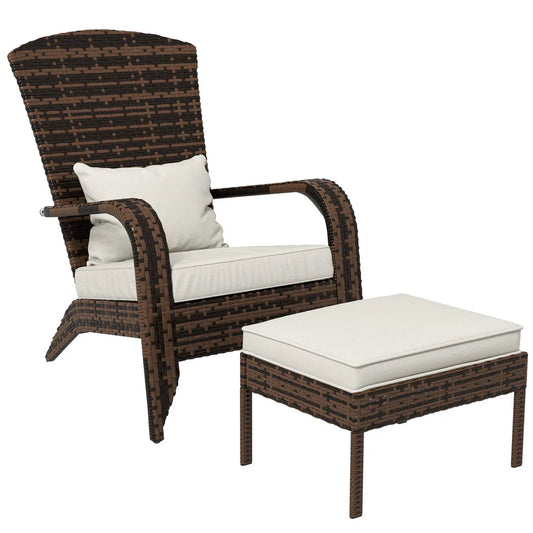 Moore Rattan Adirondack Chair