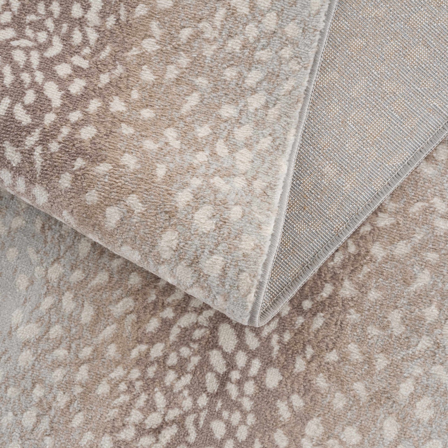 Pointblank Leopard Print Fawn Runner Rug