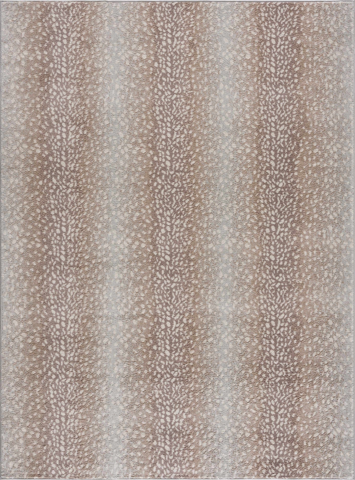 Pointblank Leopard Print Fawn Runner Rug
