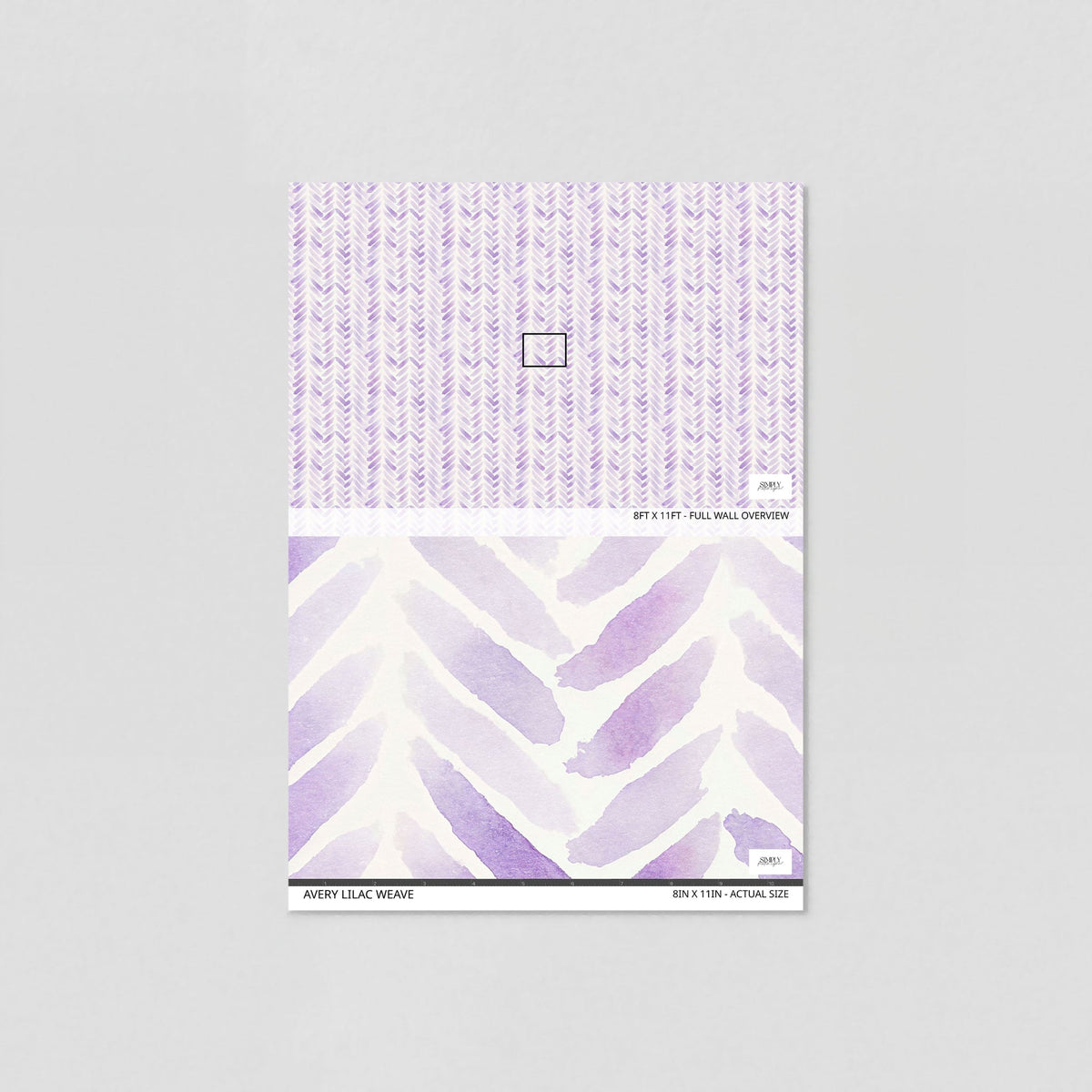 Avery Lilac Weave Wallpaper X Simply Katie Lynn