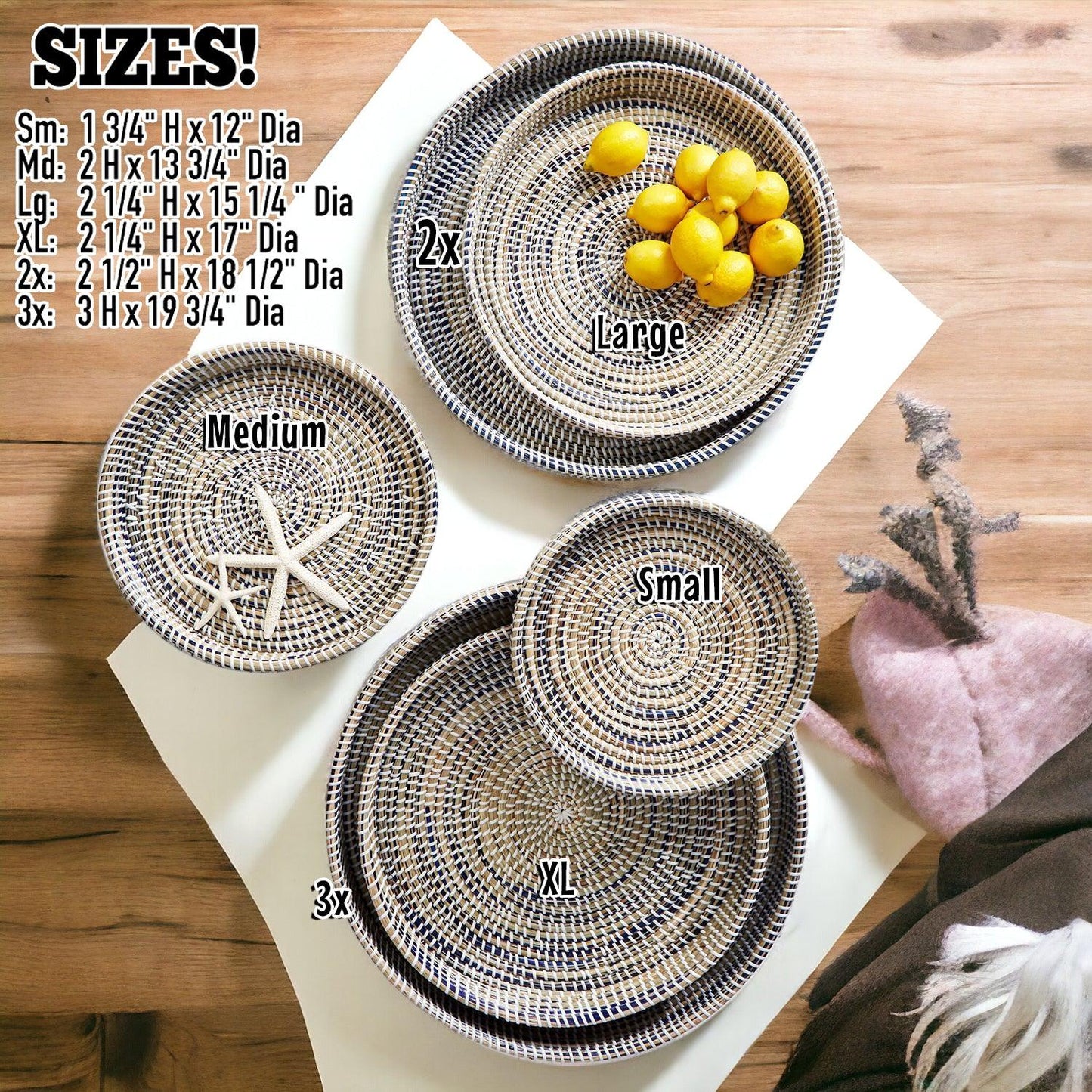 Callah Seagrass Trays