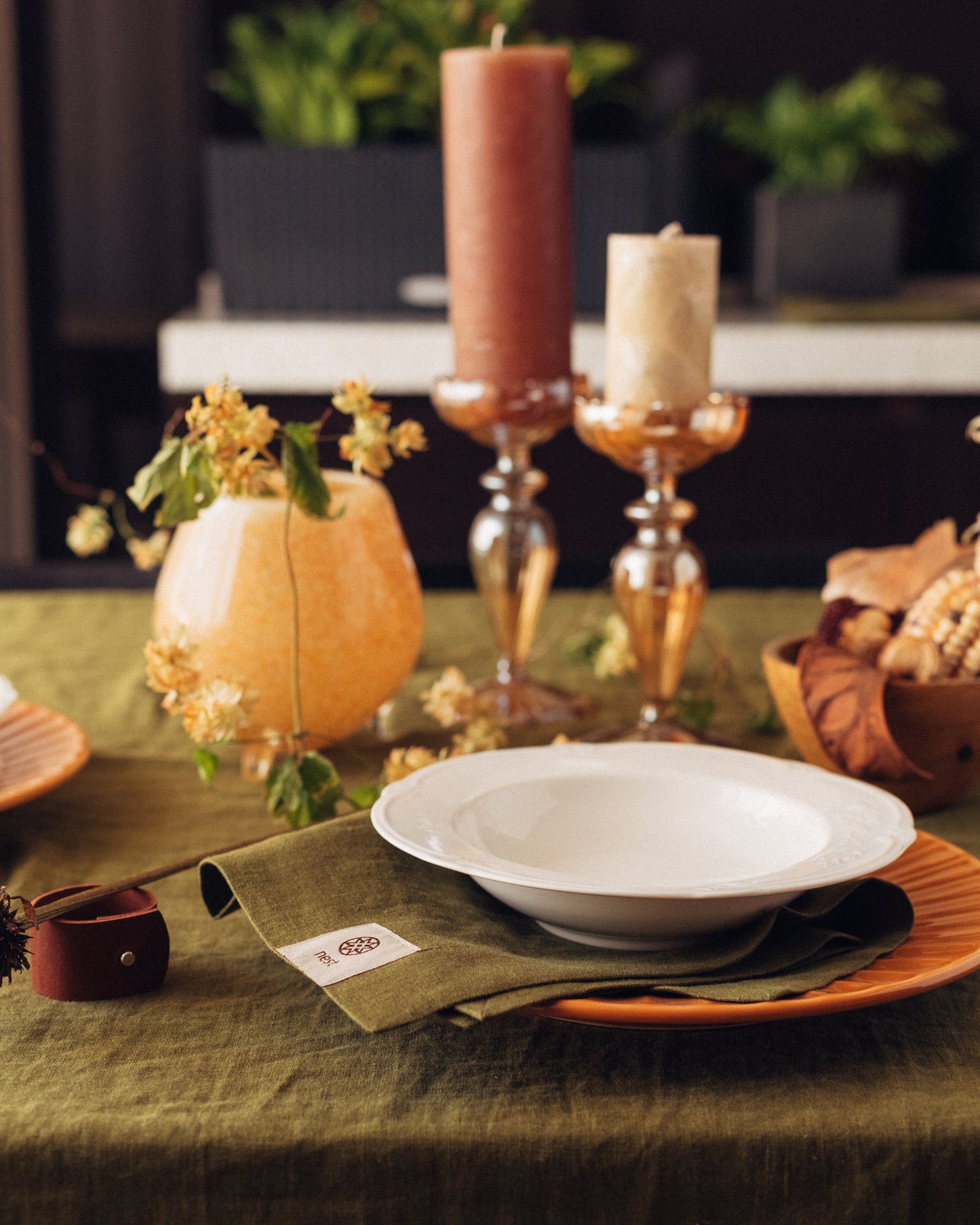 Lara Soft Linen Table Runners