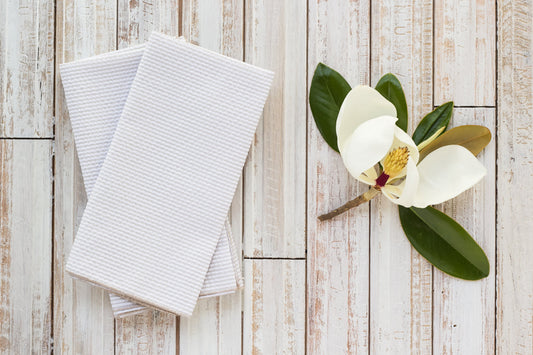 Grove Seersucker Dinner Napkins