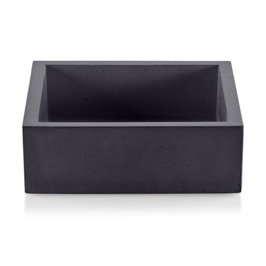Charcoal Concrete Cocktail Napkin Bin