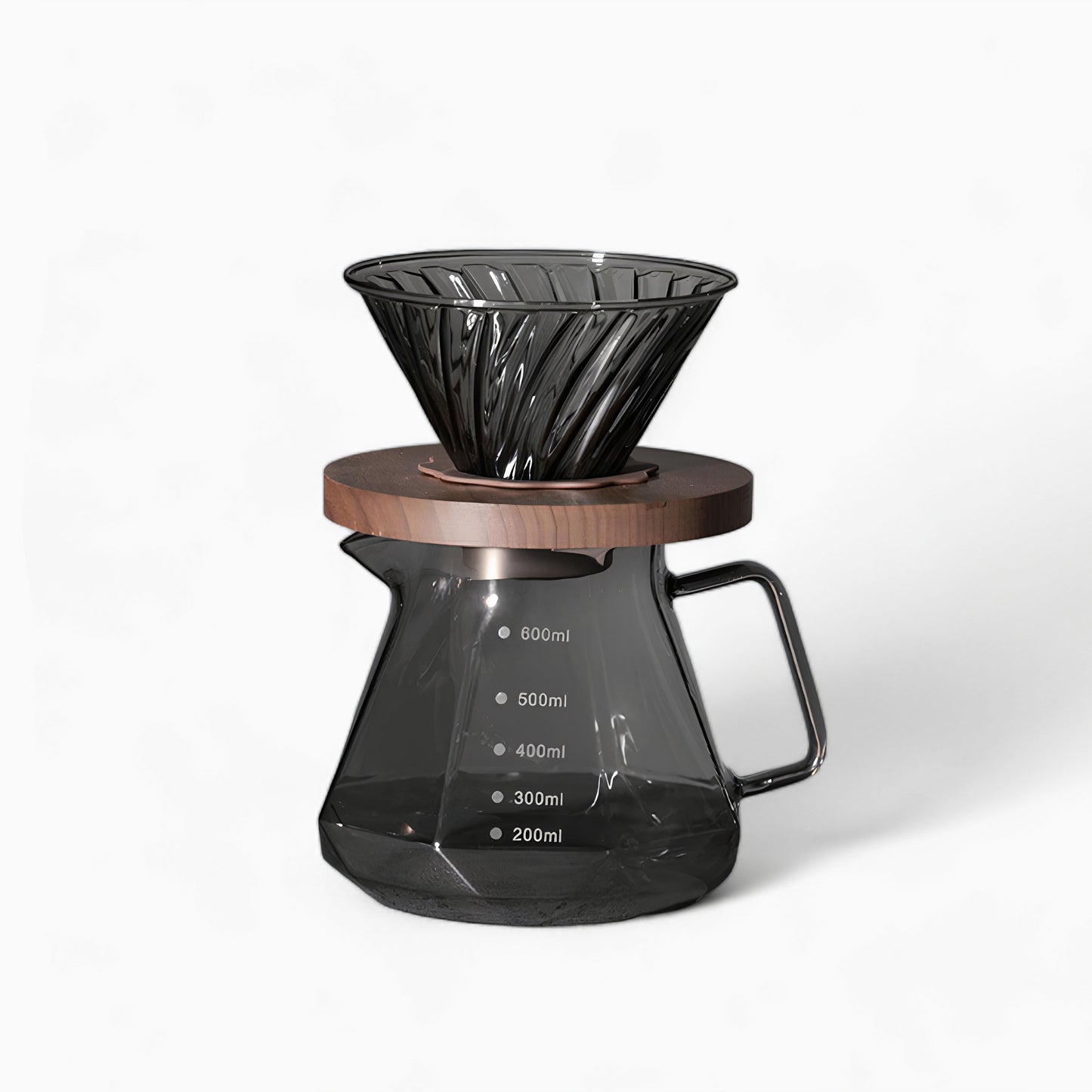 Nordé Coffee Brewing V60 Set with Walnut Wood Holder