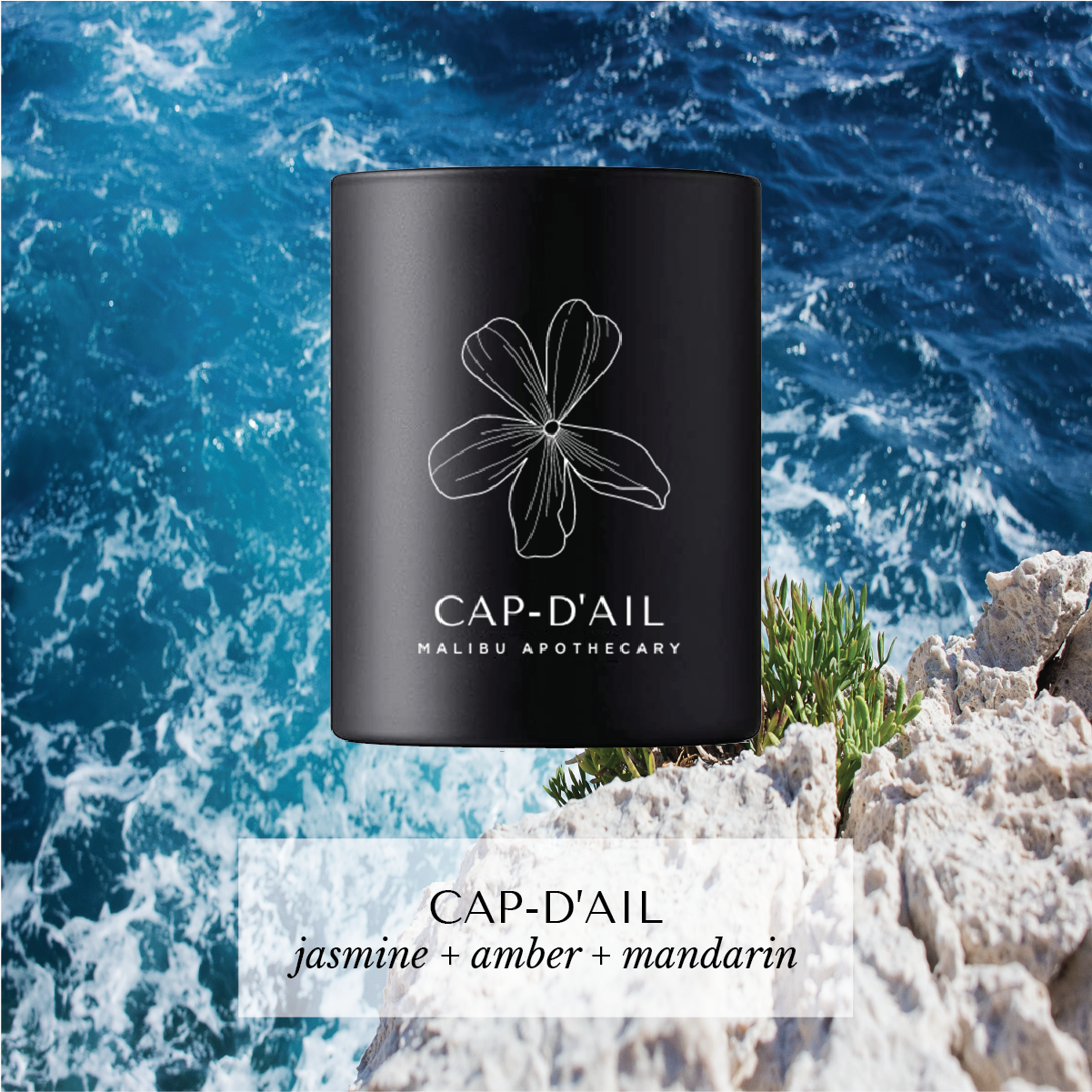 Vacation-Inspired Signature Scents Matte Black Votive