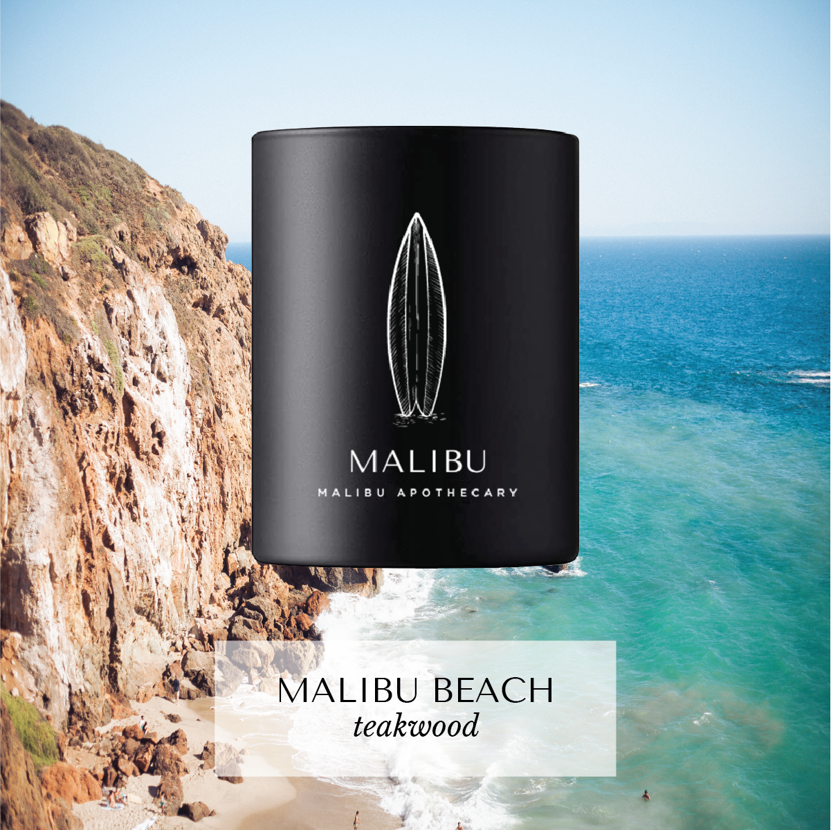 Vacation-Inspired Signature Scents Matte Black Votive
