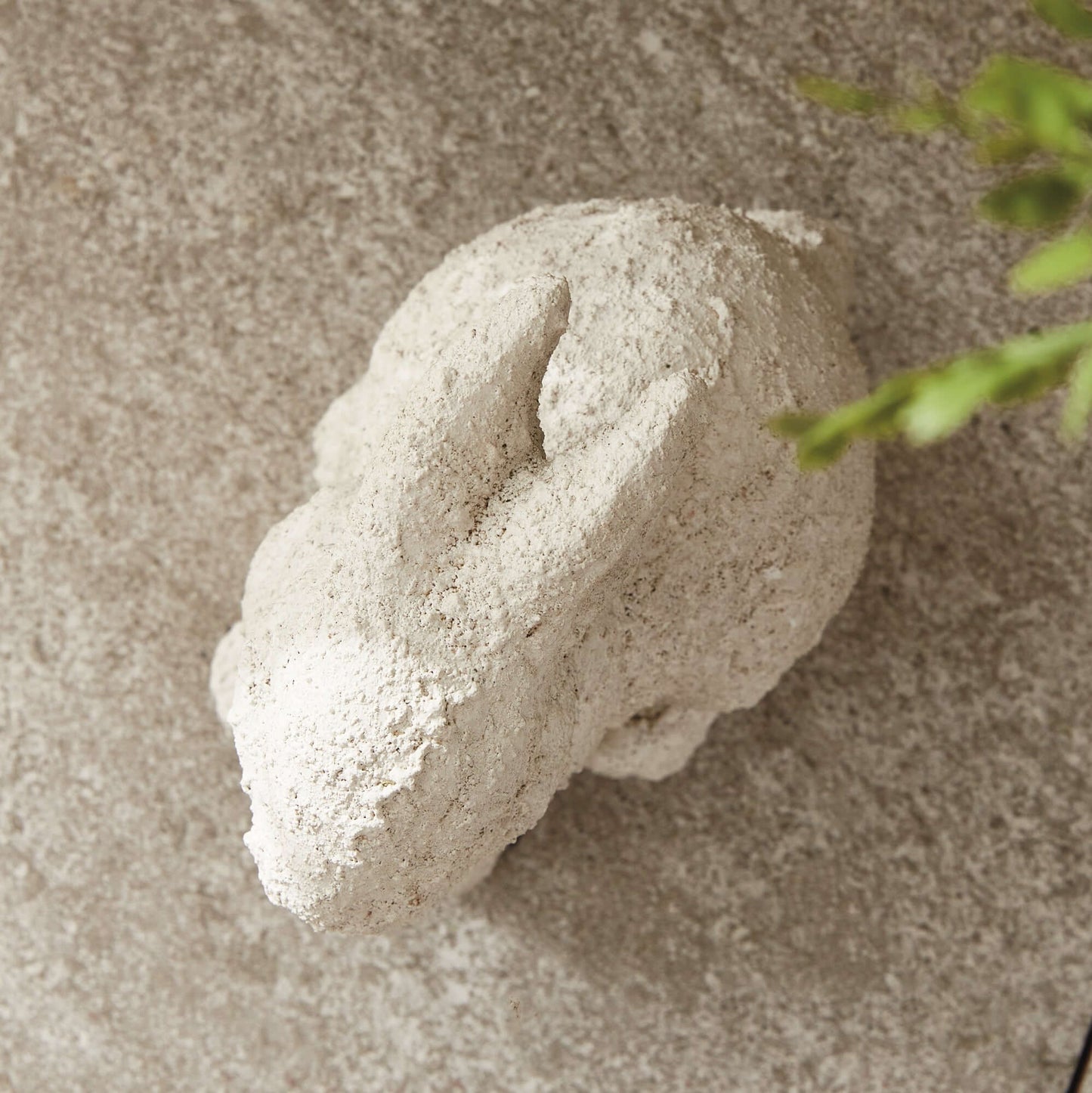 Weathered Terracotta Bunny Garden Statue